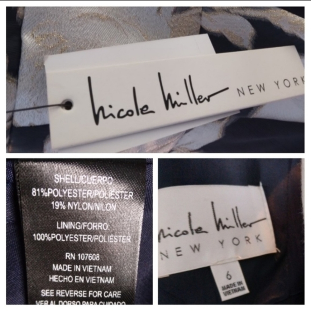 Nicole Miller New York Floral Fit and Flare Cocktail Dress - Picture 6 of 6